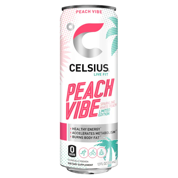 Celsius Peach Vibe